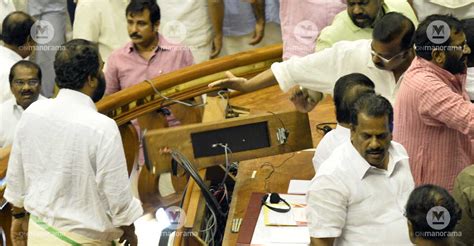 Ruckus In Assembly Kerala Govt Moves Sc To Drop Suits Against Left