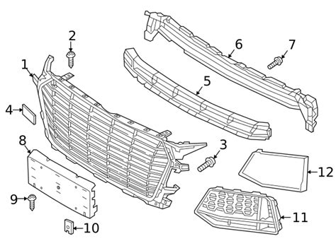 S G B Outer Grille Audi Tt Quattro Audi Oem Parts