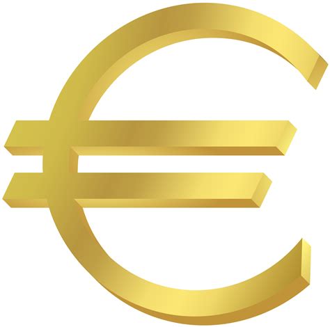 Euro sign logo PNG free download