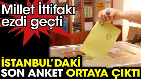 Stanbul Daki Son Anket Ortaya Kt