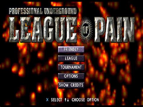 Professional Underground League Of Pain Gallery Screenshots Covers