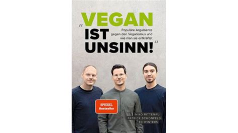 Ernährungsexperte Niko Rittenau Viele anti vegan Argumente sind