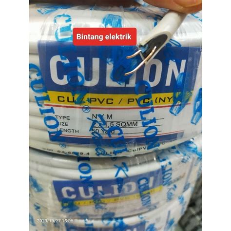 Jual Kabel Listrik Nym X Sni Culion Per Meter Shopee Indonesia