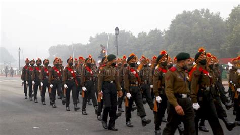 Indian Army Parade Rehearsal Near India Gate Stock Video - Video of ...