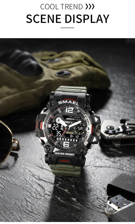 Smael Men Watches M Waterproof Sports Watch Military Man Sports Watch