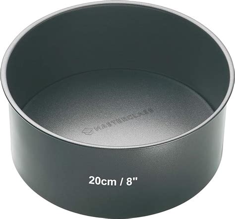 Masterclass 20 Cm Deep Cake Tin With Pfoa Non Stick And Loose Bottom 1 Mm Carbon Steel 8 Inch