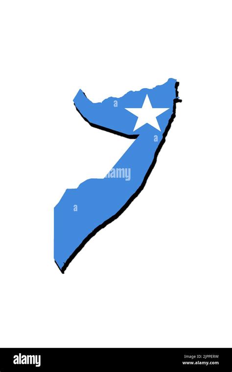 Somalia map Cut Out Stock Images & Pictures - Alamy