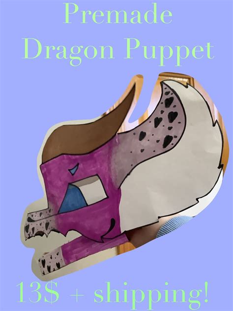 Premade Dragon Puppet LD0002 - Etsy