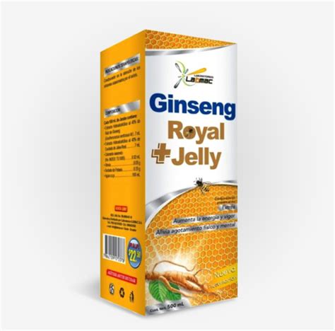 Ginseng Y Royal Jelly 500 Ml Productos Naturales Bienestar