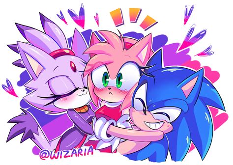 Amy Rose Deserves All The Love In The World Art By Wizaria R