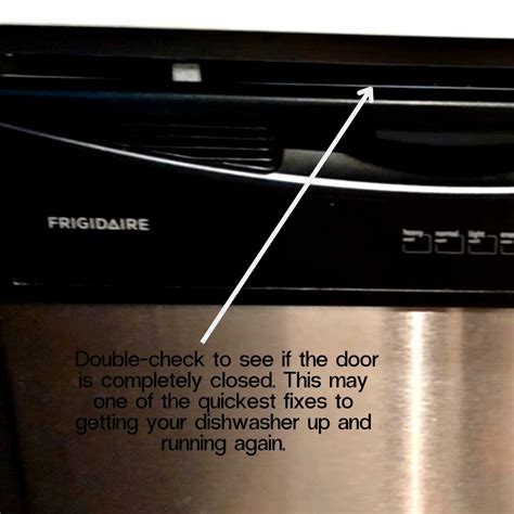 Fix Frigidaire Dishwasher Lights Flashing Or Blinking Not Starting Issue