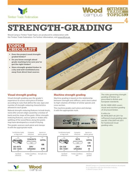 Timber Strength Grading | Download Free PDF | Lumber | Wood