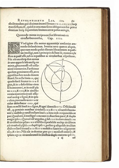 De Revolutionibus Orbium Coelestium Libri Vi By Copernicus Nicolaus 1543 Jonathan A Hill