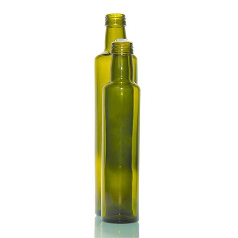 Ml Dark Green Marasca Glass Olive Oil Bottle Bulk Custom