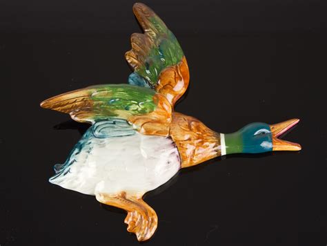 Set Of 4 Graduated Beswick Flying Duck Wall Plaques C1950 Ebay