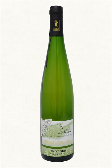 Pinot Gris Cuv E St Nicolas Vins D Alsace Denis Meyer Et Filles