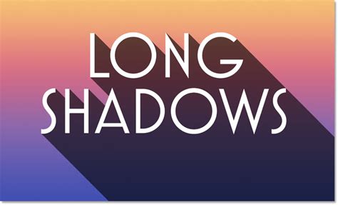 Create A Long Shadow Text Effect With Photoshop