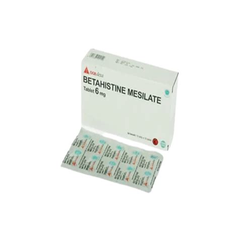 Betahistine Mg Tablet Dexa Manfaat Kandungan Dosis Dan Efek