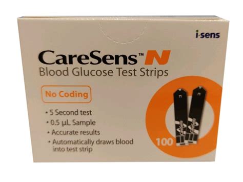 Caresens N Blood Glucose Test Strip At Rs Accu Chek Sugar Test