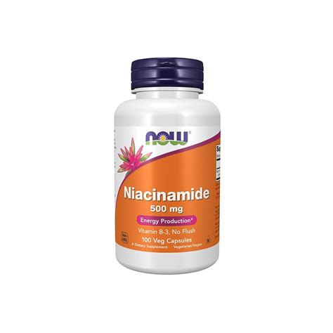 Niacinamida Mg C Psulas Vegetais Now Foods Bh Suplementos