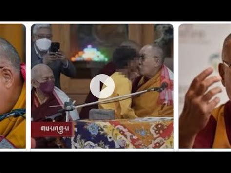 Dalai Lama Regrets Asking Boy To Suck My Tongue Youtube