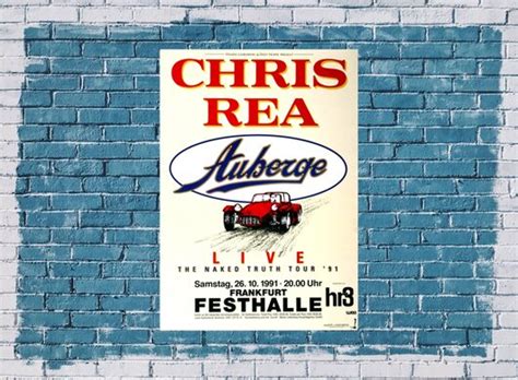 Chris Rea Naked Truth Frankfurt Konzertplakat