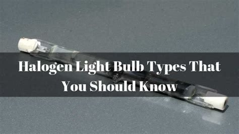 Halogen Light Bulb Types That You Should Know Saazs