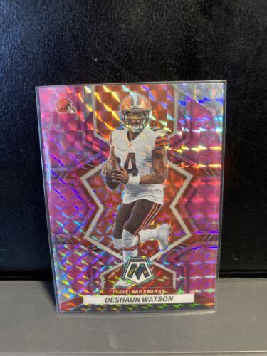 2022 Deshaun Watson Panini Mosaic CAMO PINK MOSAIC Prizm 46 Cleveland