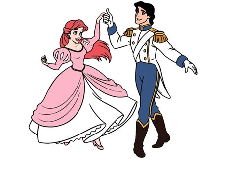 Ariel and Prince Eric sharing a romantic dance | Disney movie ...