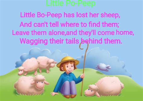 Little Bo Peep nursery rhyme by Ihatechildabuse on DeviantArt