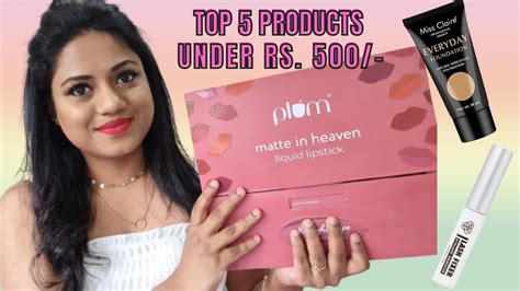 Top 5 Makeup Products Under ₹500 Plum Matte In Heaven Liquid