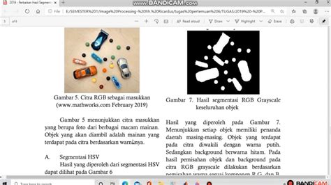 Segmentasi Citra Digital Menggunakan Metode Hsv Dan Rgb Grayscale Youtube