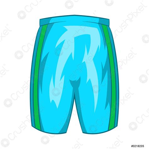 Shorts Deportivos Icono Estilo De Dibujos Animados Vector De Stock