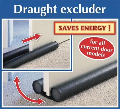 Wenko Insulating Draught Excluder Black Wenko