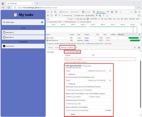 Network Features Reference Microsoft Edge Developer Documentation