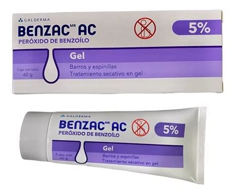 Benzac Gel Peróxido Benzoílo 5 Tratamiento Del Acné 60g