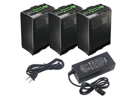 Kastar BP A100 Battery 3 Pack And D Tap Rapid Charger For Canon XF605