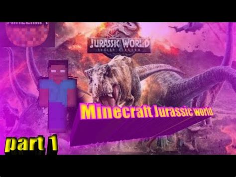 Minecraft Mod Jurassic World Youtube