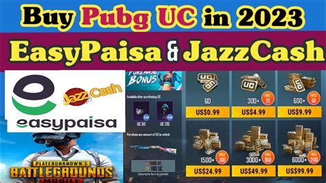 How To Buy Pubg Uc With Jazzcash And Easypaisa Purchase Pubg Mobile