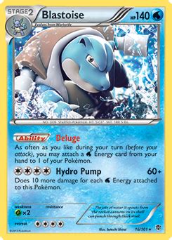 Blastoise Black Whiteplasma Blast Tcg Card Database Pokemon