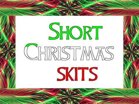 Free Printable Christmas Skits - Printable Templates