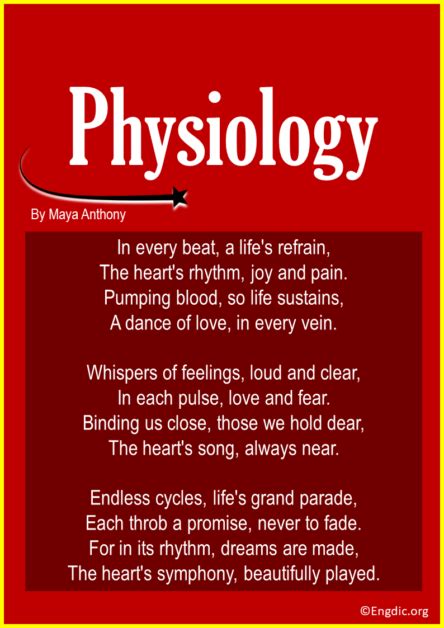 10 Of The Best Poems About Physiology EngDic