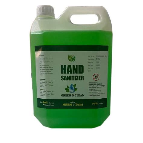 Alcohol Based Hand Sanitizer 5L At Rs 298 Alcohol Hand Sanitizer In