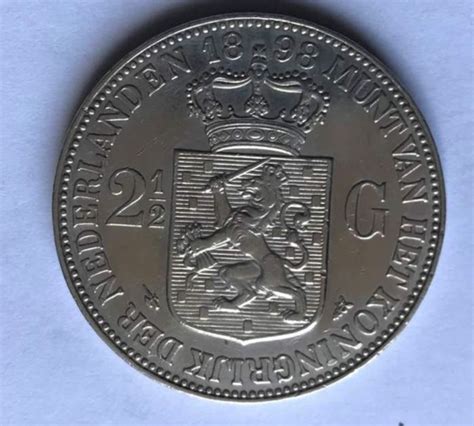 Nederland Wilhelmina 1890 1948 2 1 2 Gulden 1898 Catawiki