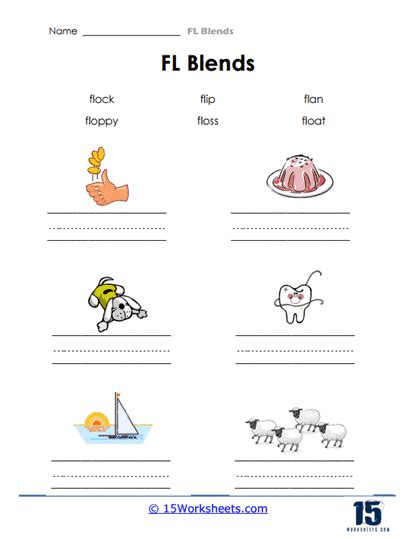 Fl Blends Worksheets Worksheets