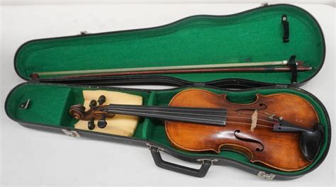 Lot - Replica Stradivarius Violin with Carrying Case