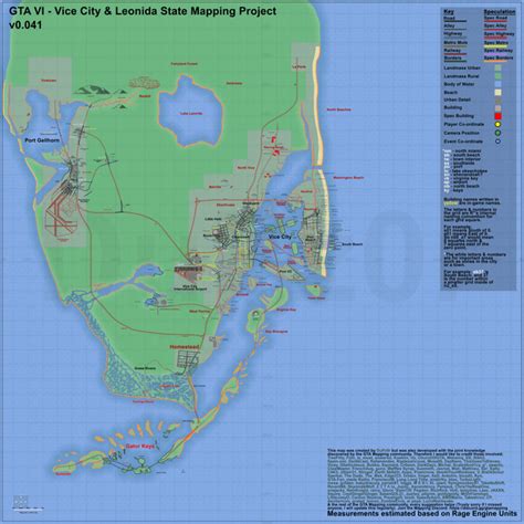 New version of the map (V.0.0.41) : r/GTA6