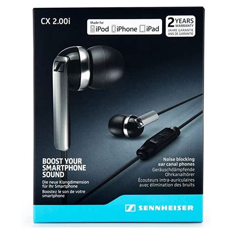 Electronics :: Audio :: Headphones :: Sennheiser CX 2.00i Ear-Canal Headphones - Black - Shop by ...