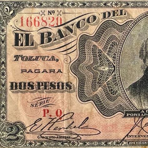 Billete Banco Del Estado Mexico Pesos Meses Sin Inter S