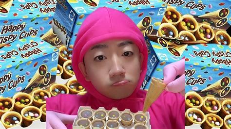 Happy Crispy Cups Chocolate Mukbang Eating Show Asmr